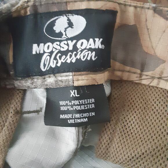 Mossy Oak Shorts Mens XL Camouflage Cargo Obsession Lightweight 10" Inseam - Picture 4 of 10